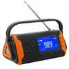 Altoparlanti Torcia domestica portatile generatore solare elettrico alimentatore a manovella allarme SOS radio di emergenza caricatore USB esterno