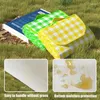 Coperte Tappetino da picnic portatile pieghevole Tappetino per tenda in tessuto Oxford impermeabile Coperta a prova di umidità addensata leggera per l'escursionismo in campeggio