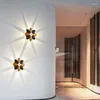 Vägglampa LED utomhusvattentät aluminium antar modern enkel designkorridor inomhus hängande sängplats