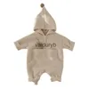 Rompers Newborn Baby Girl Boy Cotton Fleece Romper Warm Winter Infant Toddler Hooded Jumpsuit Baby Bodysuit Outfits Baby Clothes 0-2Yvaiduryb