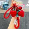 キーチェーンかわいいイチゴ樹脂キーチェーン女性ファッションバッグカーペンダントアクセサリーカワイイキーリング