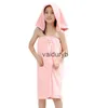 Toalhas Robes 100-140cm Ldren Toalha de Banho Médio Grande Meninas Envoltório Saia de Banho Absorvente Secagem Rápida Casa Roupão de Banho Touca de Secagem de Cabelo Capvaiduryb