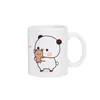 Canecas Panda Urso Bubu Dudu Café Leite Copos e Thermo para transportar caneca Cerâmica Cerâmica Drinkware