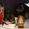Nachtlichter Weihnachten 3D Licht Acryl Touch Control Schreibtisch Raumdekoration für Wohnzimmer Schlafzimmer Zuhause