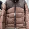 Hommes Brown Puffer Veste Down Vestes Parkas Designer Manteau Zipper Noir À Capuche Veste Femmes Lettre Imprimer Hiver Ski Court Survêtement Pour 86