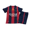 Retro Children's Barcelona Jersey Barcelona 04 05 08 09 10 11 14 15xavi Ronaldinho Ronaldo Rivaldo Guardiola Iniesta Final Classic Maillot de Foot Children's Set