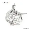 Colares Pingente Cluci Moda 925 Sterling Sier Cage Pingente para Mulheres Fazendo Colar de Pérolas Jóias 3 Pcs S181016071291664 Drop Del Dhcde