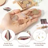 1 Box Vintage Resin Earring Making Kit Rectangle Teardrop Dangle Wooden Charms for Women Fashion Jewelry Making Accessories Gift 240113