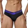 Cuecas modal sexy roupa interior masculina briefs u convexo gay calcinha respirável macio cintura baixa mens breve cueca ropa interior hombre