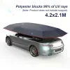 Universal Car Insulated Hood Car Canopy Sunshade Waterproof UV proof Outdoor Vehicle Carport Sunshade Tarpaulin Shed Hood ZZ
