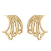 Boucles d'oreilles HECHENG pour femmes Zircon cercle Simple boucle d'oreille coloré concepteur bijou
