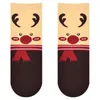 12 Pairs Set Christmas Women'S Tree Printing Funny Socks Cotton Pattern Cute Woman Clothing Ankle Socks Casual Sport Funny Socks 240113