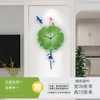 Wall Clocks Acrylic Clock With LED Light Modern Design Living Room Decoration Dining Creative Home Decor