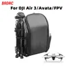 accesorios Mochila para Dji Air 3/avata/fpv Combo Drone Gafas de control remoto 2/v2 Bolsa de almacenamiento Estuche de transporte impermeable para accesorios Fpv