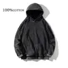 100% algodão roupas masculinas vintage preto ácido lavagem hoodies homens mulheres oversized hip hop moletom casual pulôver y2k roupas 240112