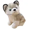 Per Dog P Ins Simation Husky Doll Stuff Animali e giocattoli Little Er Ha Piccole dimensioni Moda regalo di Natale Hy Wy Consegna a goccia Dhnqj