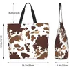 Bolsas de compras Bolso de mano grande para mujer, bolso de hombro informal, bolsos cruzados impermeables, comestibles de viaje de playa reutilizables