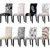 Chair Covers Printed Stretch Cover Big Elastic Seat Office Slipcovers Restaurant Banquet El Home