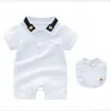 Mode kinderkleding sets katoen pasgeboren baby rompertjes baby jongens meisjes jumpsuit bodysuit ontwerper peuter babykleding pyjama