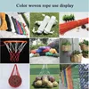 48mm Outdoor Colorful Nylon HandWoven Rope Tent Canopy Wind Clothesline Bundled Swing Sling Camping Tools 240112