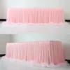 Tulle Tutu Table Skirt for Party Wedding Home Decoration Birthday Baby Shower 240112