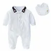 Mode kinderkleding sets katoen pasgeboren baby rompertjes baby jongens meisjes jumpsuit bodysuit ontwerper peuter babykleding pyjama