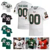 Personnalisé Miami Emory Williams Henry Parrish Hurricanes College Football NCAA Jersey N'importe quel numéro de nom Hommes Femmes Maillots de jeunesse 2 Daryl Porter 11 Jacurri Brown