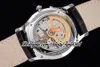 AZF Master Ultra cienki 1378480 CAL.938 Automatyczne 39 mm męskie zegarek Reserve Reserve Data Niebieska tarcza ze stali nierdzewnej Skórzane paski Super Edition Trustime001 zegarki