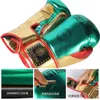 1 paire de gants de boxe durables couleur métal pour enfants/Audlts femmes hommes pour sac de sable entraînement de frappe Muay Thai karaté mitaines de combat DEO 6-12 oz 240112