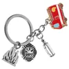 Keychains Firefighter Safety Equipment Fireman Gifts Truck Keychain Fathers Day Gofts Alloy