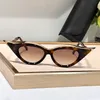 Gold Black Cat Eye Solglasögon Designer Glasses Sonnenbrille Women Shades Sunnies Gafas de Sol UV400 Eyewear With Box