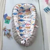 Portable Toddler with Child Mattress Playpens Bedding Kids Fence Bumper Multifunctional Co-Sleeping Crib for Baby Nest Bed 240112