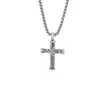 デザイナーのDavidYumans Yurma Jewelry Bracelet Dy Cross Necklace人気ダブルボタンラインペンダントNew David