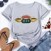 Maglietta Central Perk Friends TV Show Maglietta da donna Friends Central Perk Coffe Shop Camicie Carine Best Friends Tees Hipster Tops