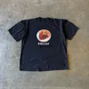 Kvinnors t-shirt 2023 Summer Grunge Streetwear Pullover Vintage Cloes T-shirts Kort ärm Slim Food Printing Top Y2K T-shirt Womenyolq