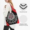 Einkaufstaschen Kabyle Schmuck Lebensmittel Lustige Shopper Schultertasche Große Kapazität Tragbare Amazigh Teppich Marokko Handtasche