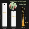 30Pcs Sublimation Blank Bookmarks Sublimation Blank Products DIY Bookmark Craft Projects Sublimation Double Sublimation 240112