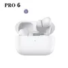 PRO6 USB-C TWS Wireless Ear Buds Bluetooth oortelefoons veeg volume-controle hoofdtelefoons in oor sport handsfree headset met opladen voor mobiele smart mobiele telefoon 2024