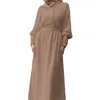 Etnische Kleding Ramadan Moslim Hijab Jurk Abaya Voor Vrouwen Chiffon Abaya Dubai Turkije Islam Taille Dubbellaags Kaftan Robe Longue