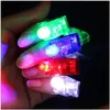 Party Decoration Mini LED Finger Lights Small Size Toy Night hela PL On Off Drop Delivery Home Garden Festive Party Supplies Event PA DH785