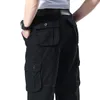 Modne spodnie odzieży roboczej męskie spodni na zewnątrz spodni o dużych nogach Spodnie sportowe wiele kieszeni luźne spodnie robocze