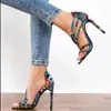 Sapatos de vestido de salto alto mulheres sandálias 2024 verão preto stilettos tornozelo fivela cinta senhoras bombas casuais pu sexy sandalias comodas de mujer