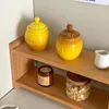 Serviesgoed Keramiek Honingpot Koreaanse stijl Vintage Ins Creatieve huishoudelijke suikersaus Kruiderijpotten Keukenbenodigdheden