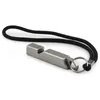 Lichtgewicht levensreddende legering fluitje Emergency Survival Outdoor zakgereedschap 240112