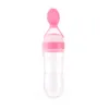 Nieuwe Babyflessen # Babylepel Fles Feeder Druppelaar Siliconen Lepels voor het voeden van medicijnen Kinderen Peuter Bestek Gebruiksvoorwerpen Kinderen Accessoires Pasgeboren