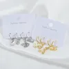 Orecchini pendenti moda coreana zircone cubico catena cubana ragazza 2024 dichiarazione lungo nappa cerchio set per regalo di gioielli da donna