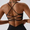 Egzersiz Fitness Spor Sütyen Kadın Seksi Yüksek Highintensity Yoga Bralette Çalışma Spor Salonu Yelek Pamuk İç Çamaşırı Moda Güzellik Geri 240113