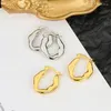 Stud Earrings 925 Sterling Silver Korean Oval Geometic Simple Temperament Exquisite Semale Sexy Jewelry Gift