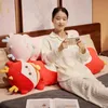Giant Kawaii Cartoon Dragon Plush Cushion Toys Soft Stuffed Animal Long Pillow For Baby Children Söta gåvor 240113