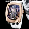 Montre de luxe pour homme à moteur 16 cylindres Chiron Tourbillon en or rose 18 carats JC Montres-bracelet automatique surdimensionnée en cristal saphir étanche à 30 m 15 couleurs BG usine